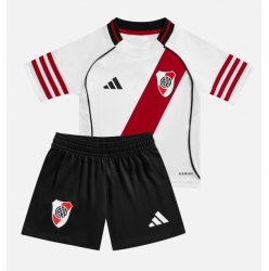 River Plate Hjemmedraktsett Barn 2025-26 Kortermet (+ Korte bukser)