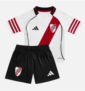 River Plate Hjemmedraktsett Barn 2025-26 Kortermet (+ Korte bukser)