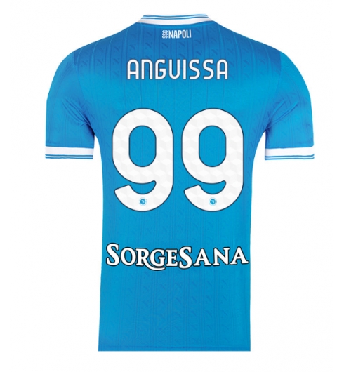 SSC Napoli Frank Anguissa #99 Hjemmedrakt 2025-26 Kortermet SSC Napoli Frank Anguissa #99 Hjemmedrakt 2025-26 Kortermet