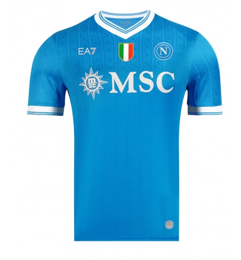 SSC Napoli Hjemmedrakt 2025-26 Kortermet SSC Napoli Hjemmedrakt 2025-26 Kortermet