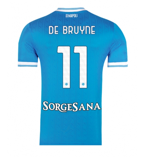 SSC Napoli Kevin De Bruyne #11 Hjemmedrakt 2025-26 Kortermet SSC Napoli Kevin De Bruyne #11 Hjemmedrakt 2025-26 Kortermet