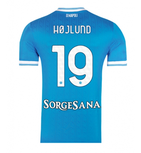 SSC Napoli Rasmus Hojlund #19 Hjemmedrakt 2025-26 Kortermet SSC Napoli Rasmus Hojlund #19 Hjemmedrakt 2025-26 Kortermet