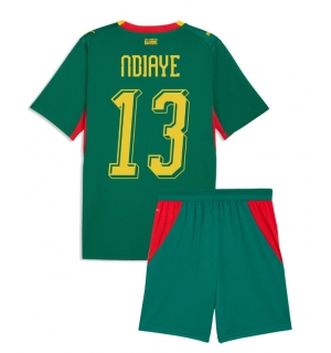 Senegal Iliman Ndiaye #13 Bortedraktsett Barn VM 2026 Kortermet (+ Korte bukser)