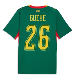 Senegal Pape Gueye #26 Bortedrakt VM 2026 Kortermet
