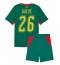Senegal Pape Gueye #26 Bortedraktsett Barn VM 2026 Kortermet (+ Korte bukser)