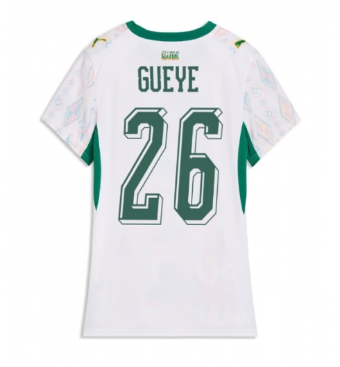 Senegal Pape Gueye #26 Hjemmedrakt Dame VM 2026 Kortermet Senegal Pape Gueye #26 Hjemmedrakt Dame VM 2026 Kortermet