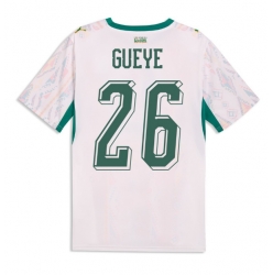 Senegal Pape Gueye #26 Hjemmedrakt VM 2026 Kortermet