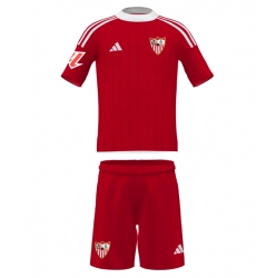 Sevilla Bortedraktsett Barn 2025-26 Kortermet (+ Korte bukser)