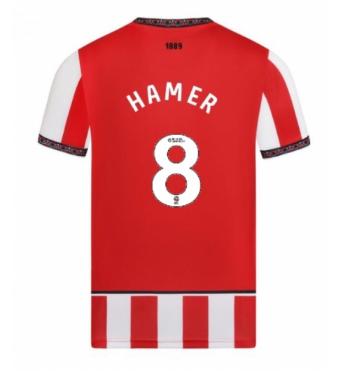 Sheffield United Gustavo Hamer #8 Hjemmedrakt 2025-26 Kortermet Sheffield United Gustavo Hamer #8 Hjemmedrakt 2025-26 Kortermet