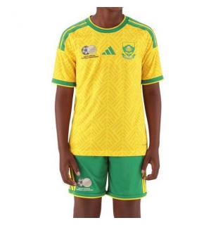 Sør-Afrika Hjemmedraktsett Barn VM 2026 Kortermet (+ Korte bukser)
