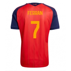 Spania Ferran Torres #7 Hjemmedrakt VM 2026 Kortermet