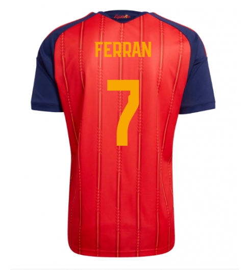 Spania Ferran Torres #7 Hjemmedrakt VM 2026 Kortermet Spania Ferran Torres #7 Hjemmedrakt VM 2026 Kortermet