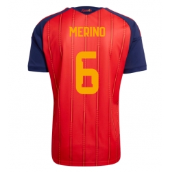 Spania Mikel Merino #6 Hjemmedrakt VM 2026 Kortermet