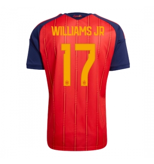 Spania Nico Williams #17 Hjemmedrakt VM 2026 Kortermet