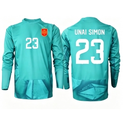 Spania Unai Simon #23 Keeper Bortedrakt VM 2026 Langermet