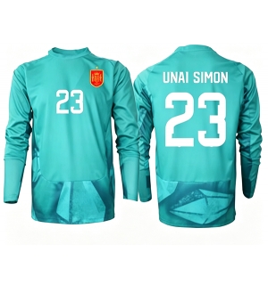 Spania Unai Simon #23 Keeper Bortedrakt VM 2026 Langermet