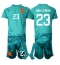 Spania Unai Simon #23 Keeper Bortedraktsett Barn VM 2026 Kortermet (+ Korte bukser)
