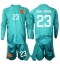 Spania Unai Simon #23 Keeper Bortedraktsett Barn VM 2026 Langermet (+ Korte bukser)