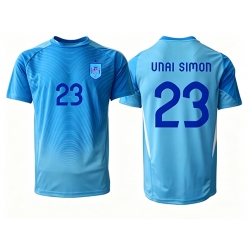 Spania Unai Simon #23 Keeper Hjemmedrakt VM 2026 Kortermet