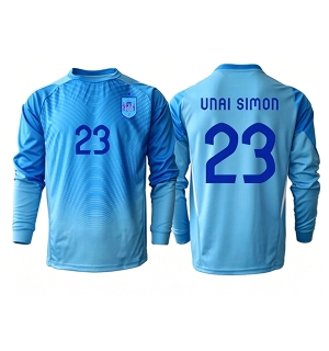 Spania Unai Simon #23 Keeper Hjemmedrakt VM 2026 Langermet