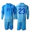 Spania Unai Simon #23 Keeper Hjemmedraktsett Barn VM 2026 Langermet (+ Korte bukser)