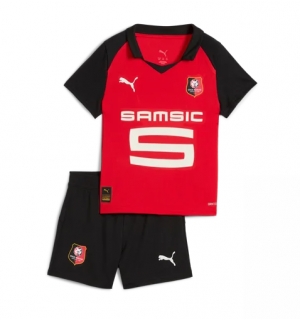 Stade Rennais Hjemmedraktsett Barn 2025-26 Kortermet (+ Korte bukser)