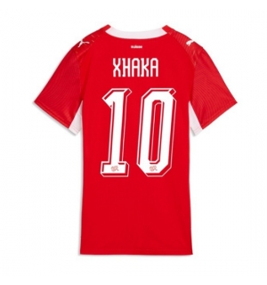 Sveits Granit Xhaka #10 Hjemmedrakt Dame VM 2026 Kortermet