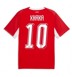 Sveits Granit Xhaka #10 Hjemmedrakt VM 2026 Kortermet
