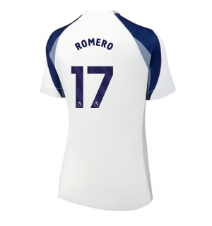Tottenham Hotspur Cristian Romero #17 Hjemmedrakt Dame 2025-26 Kortermet