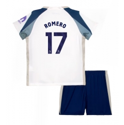 Tottenham Hotspur Cristian Romero #17 Hjemmedraktsett Barn 2025-26 Kortermet (+ Korte bukser)