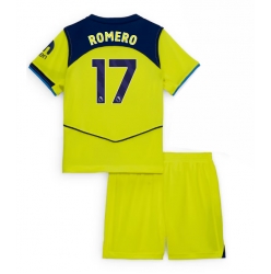 Tottenham Hotspur Cristian Romero #17 Tredjedraktsett Barn 2025-26 Kortermet (+ Korte bukser)