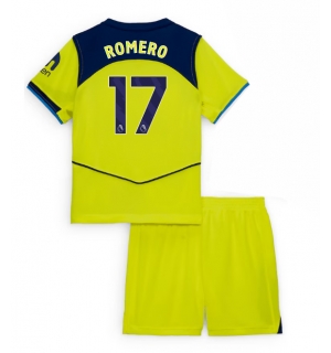 Tottenham Hotspur Cristian Romero #17 Tredjedraktsett Barn 2025-26 Kortermet (+ Korte bukser)
