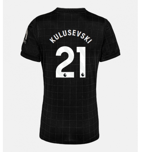 Tottenham Hotspur Dejan Kulusevski #21 Bortedrakt Dame 2025-26 Kortermet Tottenham Hotspur Dejan Kulusevski #21 Bortedrakt Dame 2025-26 Kortermet