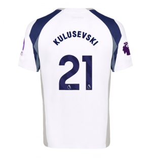 Tottenham Hotspur Dejan Kulusevski #21 Hjemmedrakt 2025-26 Kortermet