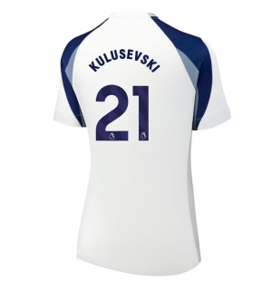 Tottenham Hotspur Dejan Kulusevski #21 Hjemmedrakt Dame 2025-26 Kortermet