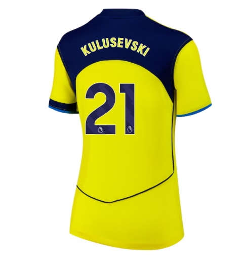 Tottenham Hotspur Dejan Kulusevski #21 Tredjedrakt Dame 2025-26 Kortermet Tottenham Hotspur Dejan Kulusevski #21 Tredjedrakt Dame 2025-26 Kortermet