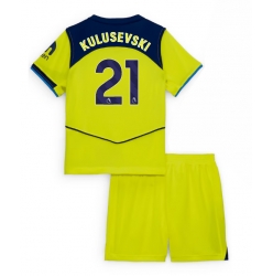 Tottenham Hotspur Dejan Kulusevski #21 Tredjedraktsett Barn 2025-26 Kortermet (+ Korte bukser)
