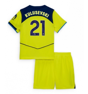 Tottenham Hotspur Dejan Kulusevski #21 Tredjedraktsett Barn 2025-26 Kortermet (+ Korte bukser)