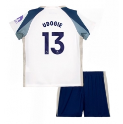 Tottenham Hotspur Destiny Udogie #13 Hjemmedraktsett Barn 2025-26 Kortermet (+ Korte bukser)