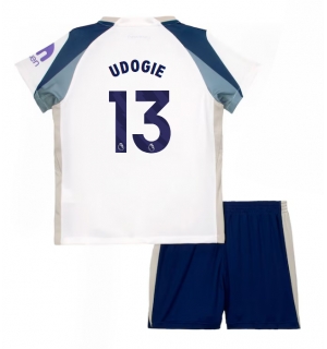 Tottenham Hotspur Destiny Udogie #13 Hjemmedraktsett Barn 2025-26 Kortermet (+ Korte bukser)