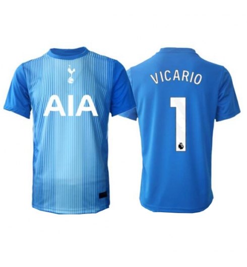 Tottenham Hotspur Guglielmo Vicario #1 Keeper Bortedrakt 2025-26 Kortermet Tottenham Hotspur Guglielmo Vicario #1 Keeper Bortedrakt 2025-26 Kortermet