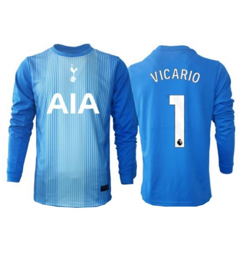 Tottenham Hotspur Guglielmo Vicario #1 Keeper Bortedrakt 2025-26 Langermet Tottenham Hotspur Guglielmo Vicario #1 Keeper Bortedrakt 2025-26 Langermet