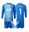 Tottenham Hotspur Guglielmo Vicario #1 Keeper Bortedraktsett Barn 2025-26 Langermet (+ Korte bukser)