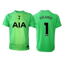 Tottenham Hotspur Guglielmo Vicario #1 Keeper Hjemmedrakt 2025-26 Kortermet