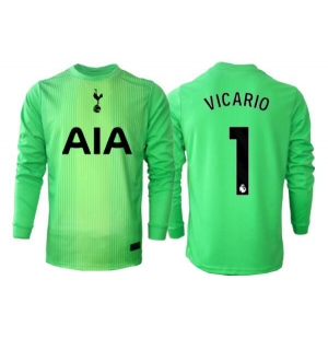 Tottenham Hotspur Guglielmo Vicario #1 Keeper Hjemmedrakt 2025-26 Langermet