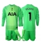 Tottenham Hotspur Guglielmo Vicario #1 Keeper Hjemmedraktsett Barn 2025-26 Langermet (+ Korte bukser)
