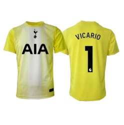 Tottenham Hotspur Guglielmo Vicario #1 Keeper Tredjedrakt 2025-26 Kortermet