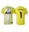 Tottenham Hotspur Guglielmo Vicario #1 Keeper Tredjedrakt 2025-26 Kortermet Tottenham Hotspur Guglielmo Vicario #1 Keeper Tredjedrakt 2025-26 Kortermet