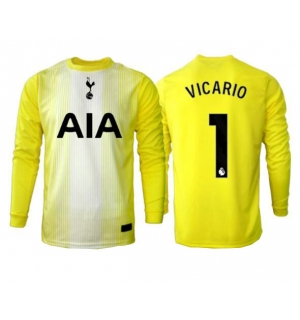 Tottenham Hotspur Guglielmo Vicario #1 Keeper Tredjedrakt 2025-26 Langermet