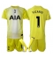 Tottenham Hotspur Guglielmo Vicario #1 Keeper Tredjedraktsett Barn 2025-26 Kortermet (+ Korte bukser)